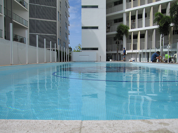 Fully tiled pool Mackay